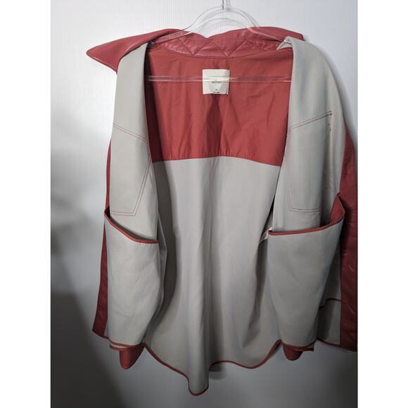 Aritzia Wilfred The Ganna Shirt Jacket Warm Sienna Red (Pink) NWT Size 2XL - Picture 8 of 12